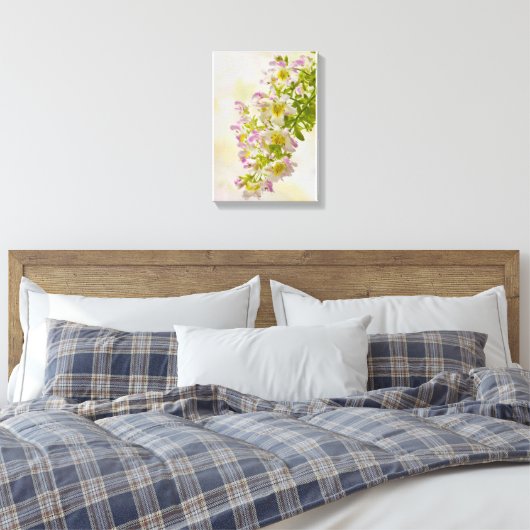 Blume Leinwanddruck (Insitu (Schlafzimmer))