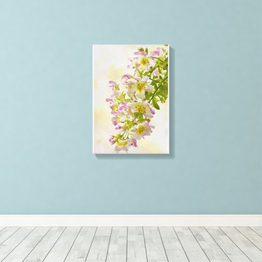 Blume Leinwanddruck (Insitu (Holzboden))