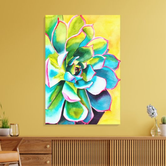 Blume Leinwanddruck (Insitu (Wohnzimmer))