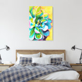 Blume Leinwanddruck (Insitu (Schlafzimmer))