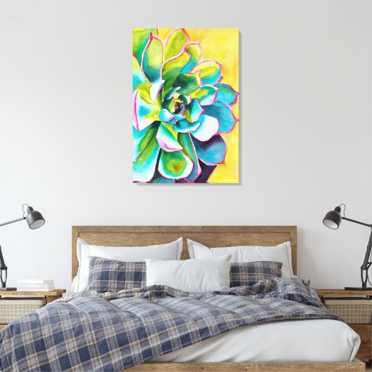 Blume Leinwanddruck (Insitu (Schlafzimmer))