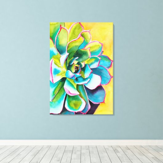 Blume Leinwanddruck (Insitu (Holzboden))