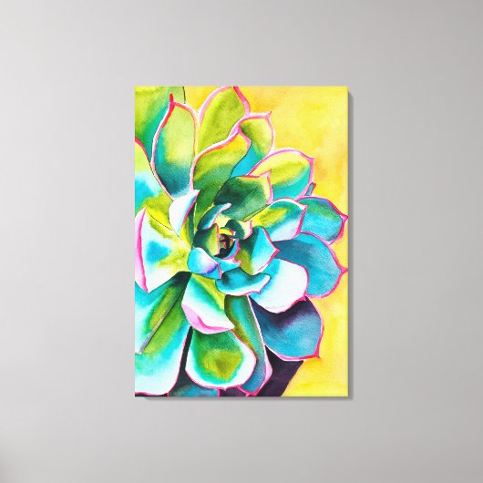 Blume Leinwanddruck (Vorderseite)