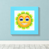 Blume Leinwanddruck (Insitu (Holzboden))