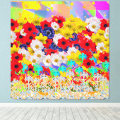 Blume Leinwanddruck (Insitu (Holzboden))