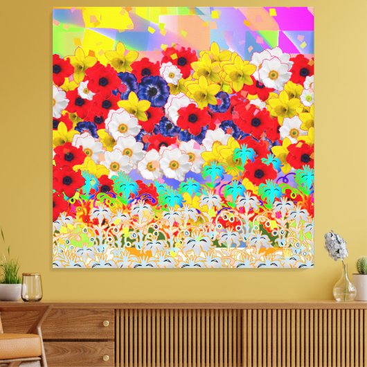 Blume Leinwanddruck (Insitu (Wohnzimmer))