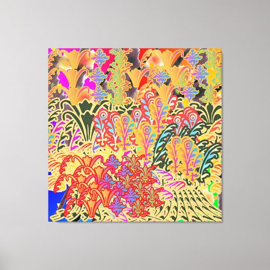 Blume Leinwanddruck (Vorderseite)