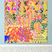 Blume Leinwanddruck (Insitu (Holzboden))