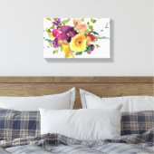 Blume Leinwanddruck (Insitu (Schlafzimmer))