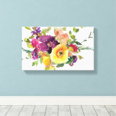 Blume Leinwanddruck (Insitu (Holzboden))