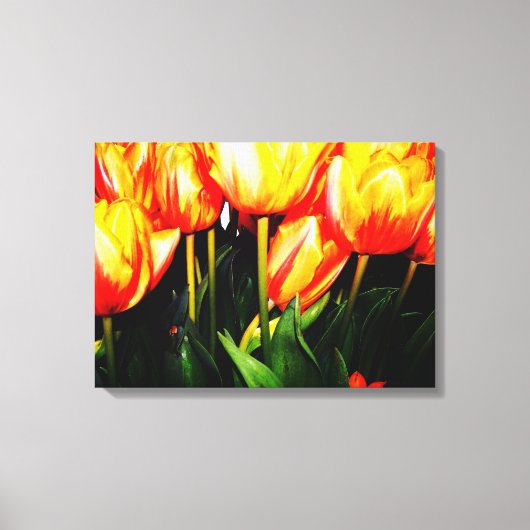 Blume Leinwanddruck (Vorderseite)