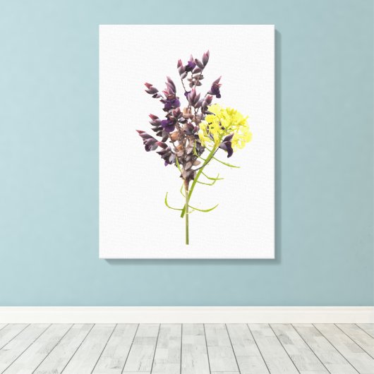 Blume Leinwanddruck (Insitu (Holzboden))