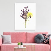 Blume Leinwanddruck (Insitu (Wohnzimmer))