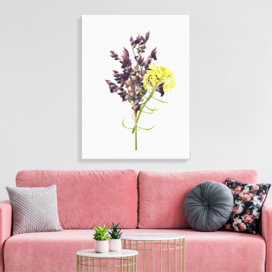 Blume Leinwanddruck (Insitu (Wohnzimmer))