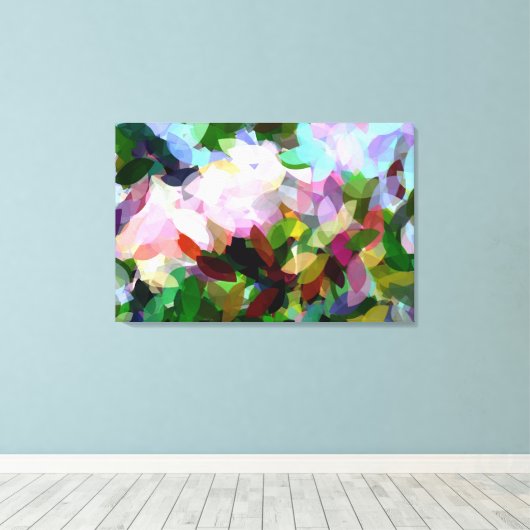 BLUME LEINWANDDRUCK (Insitu (Holzboden))