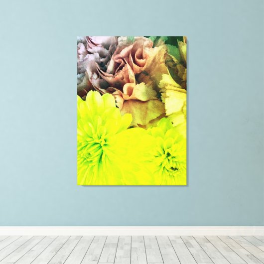 Blume Leinwanddruck (Insitu (Holzboden))