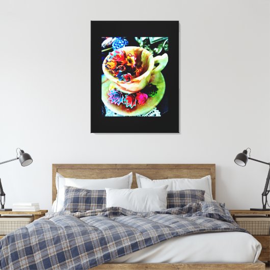 Blume Leinwanddruck (Insitu (Schlafzimmer))