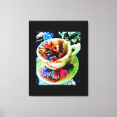 Blume Leinwanddruck (Vorderseite)