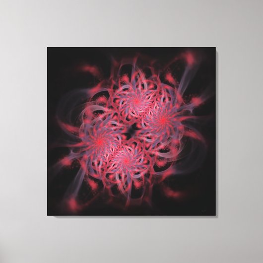 Blume Leinwanddruck (Vorderseite)