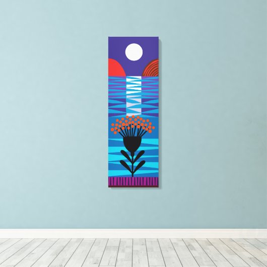 Blume Leinwanddruck (Insitu (Holzboden))