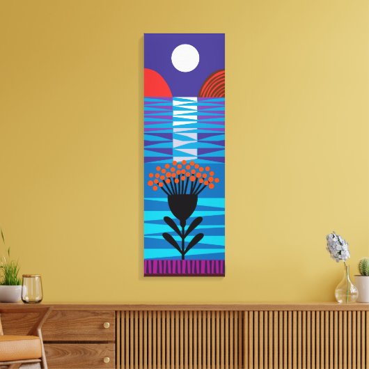 Blume Leinwanddruck (Insitu (Wohnzimmer))