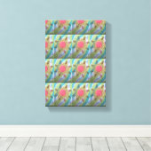 Blume Leinwanddruck (Insitu (Holzboden))