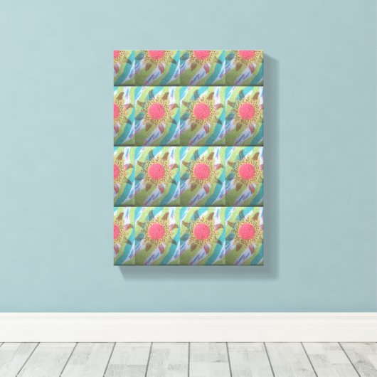 Blume Leinwanddruck (Insitu (Holzboden))