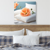 Blume Leinwanddruck (Insitu (Schlafzimmer))