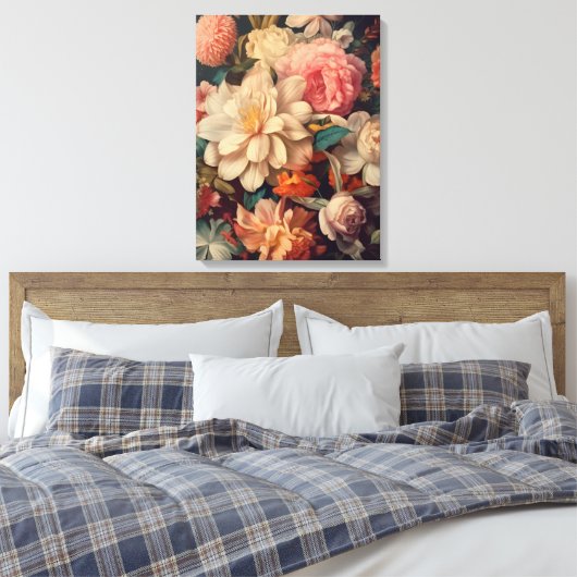Blume Leinwanddruck (Insitu (Schlafzimmer))