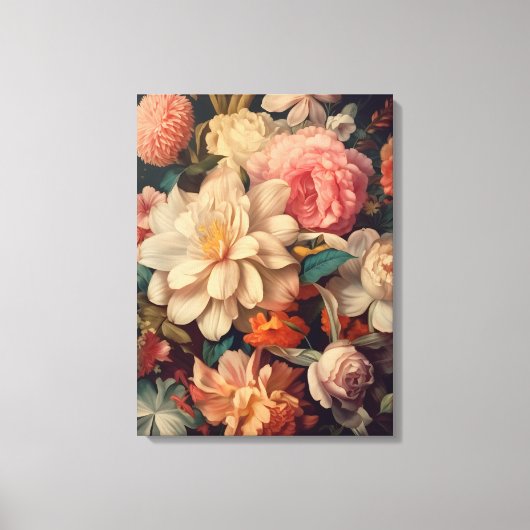 Blume Leinwanddruck (Vorderseite)