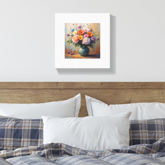 Blume Leinwanddruck (Insitu (Schlafzimmer))