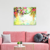 Blume Leinwanddruck (Insitu (Wohnzimmer))