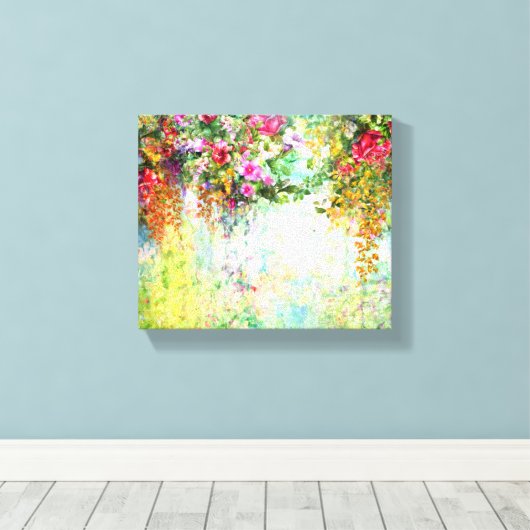 Blume Leinwanddruck (Insitu (Holzboden))