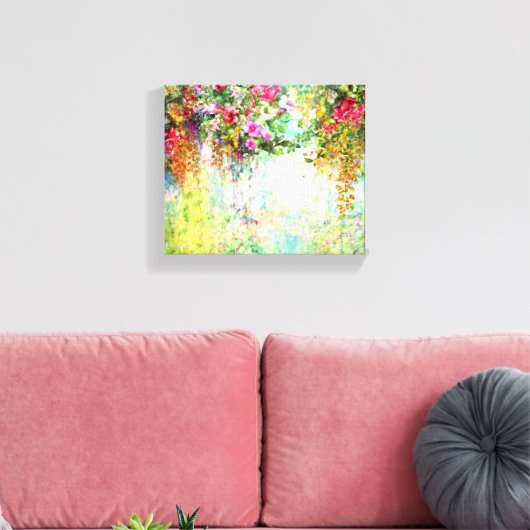 Blume Leinwanddruck (Insitu (Wohnzimmer))