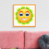 Blume Leinwanddruck (Insitu (Wohnzimmer))
