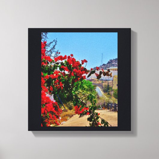 Blume Leinwanddruck (Vorderseite)