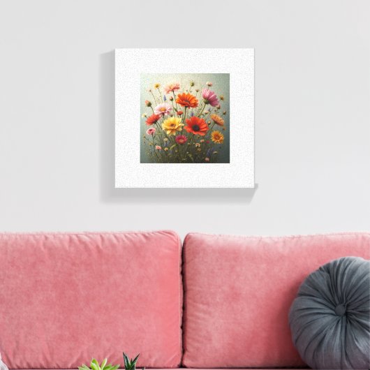 Blume Leinwanddruck (Insitu (Wohnzimmer))