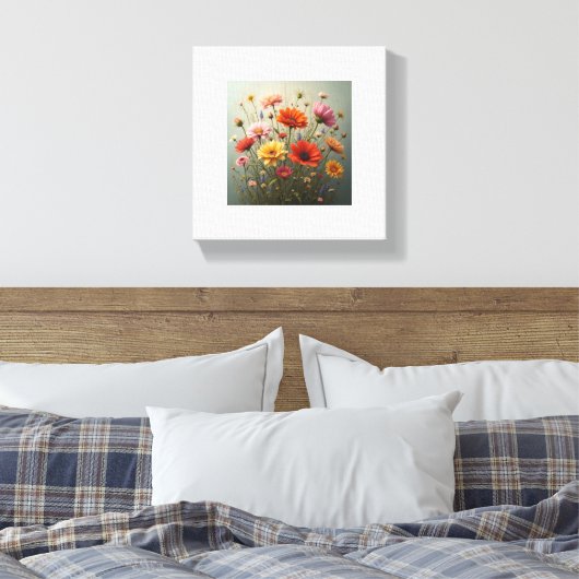 Blume Leinwanddruck (Insitu (Schlafzimmer))