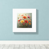 Blume Leinwanddruck (Insitu (Holzboden))