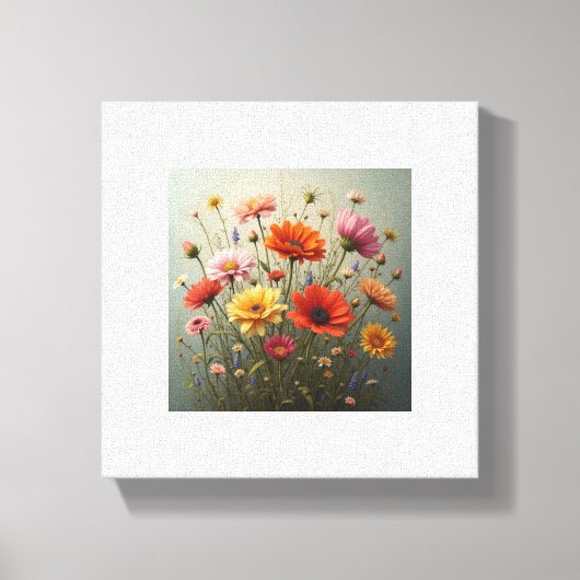 Blume Leinwanddruck (Vorderseite)