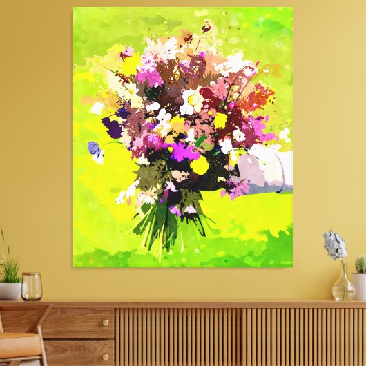 Blume Leinwanddruck (Insitu (Wohnzimmer))