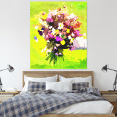 Blume Leinwanddruck (Insitu (Schlafzimmer))