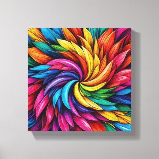 Blume Leinwanddruck (Vorderseite)