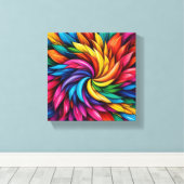 Blume Leinwanddruck (Insitu (Holzboden))