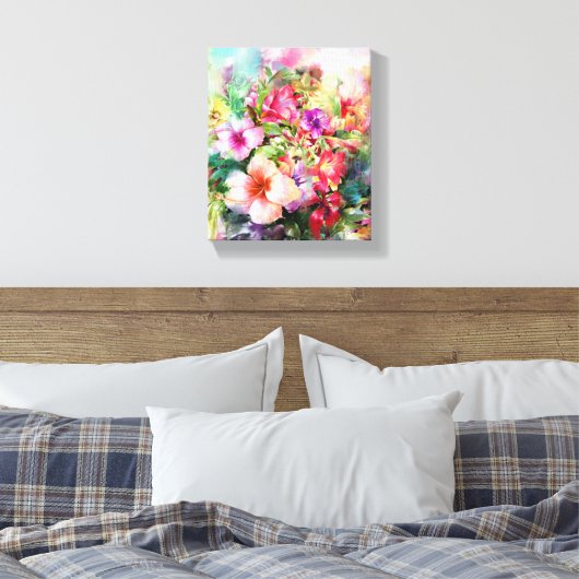 Blume Leinwanddruck (Insitu (Schlafzimmer))
