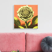 Blume Leinwanddruck (Insitu (Wohnzimmer))