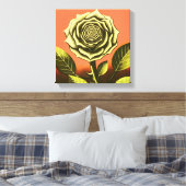 Blume Leinwanddruck (Insitu (Schlafzimmer))