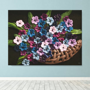 Blume Leinwanddruck