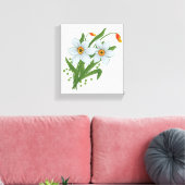 Blume Leinwanddruck (Insitu (Wohnzimmer))