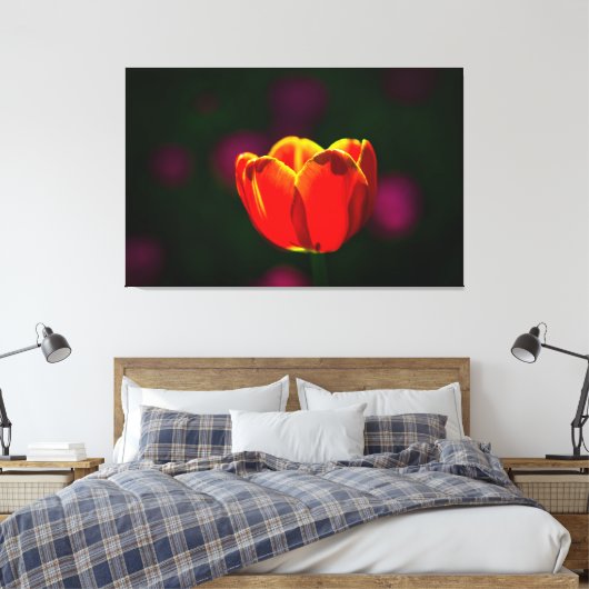 Blume Leinwanddruck (Insitu (Schlafzimmer))